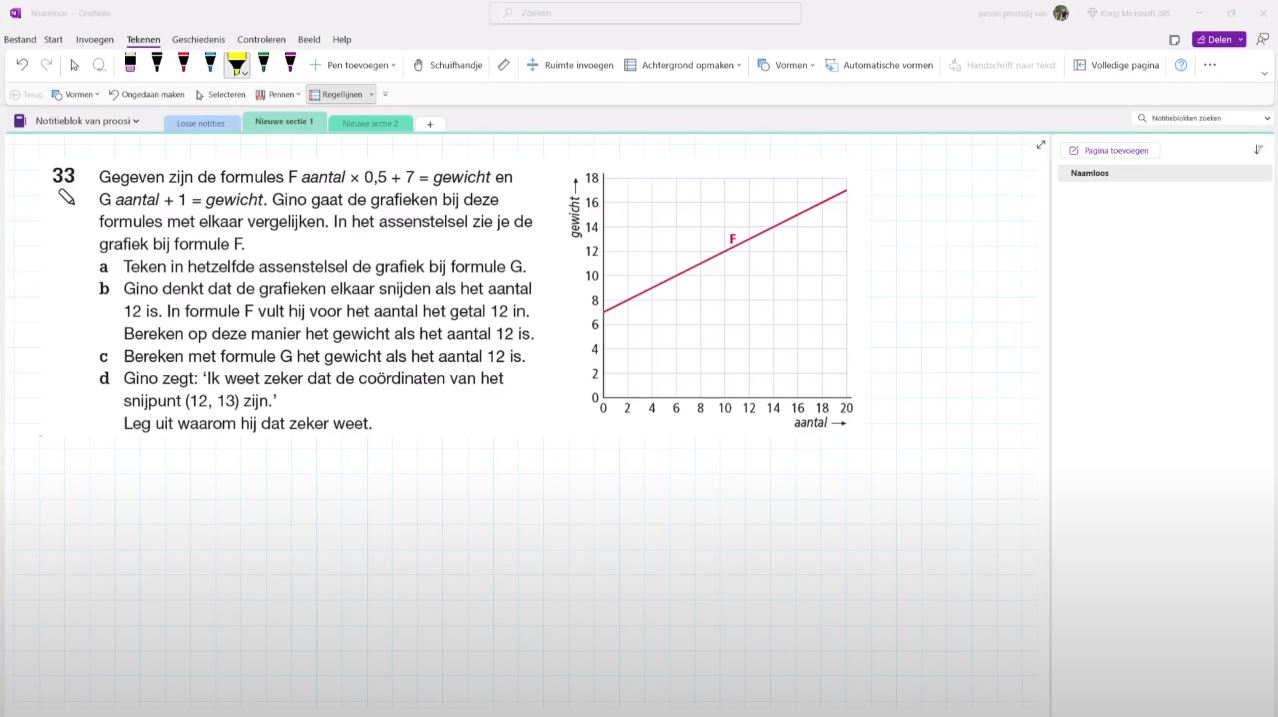 Video Uitwerkingen VWO 1 H6 5 Vergelijken Met Grafieken 13e Editie