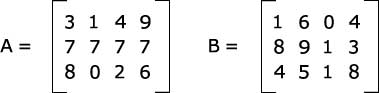 matrices 2 vermenigvuldigen Matrices   Wiskunde.net