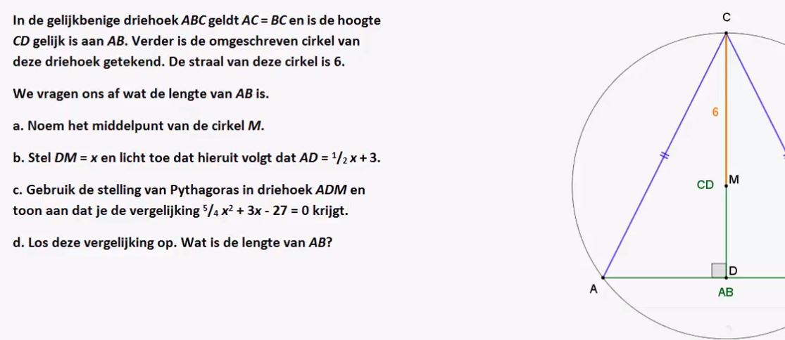 Video Uitwerkingen HAVO 5 H10.2: Vergelijkingen Bij Meetkunde 12e ...