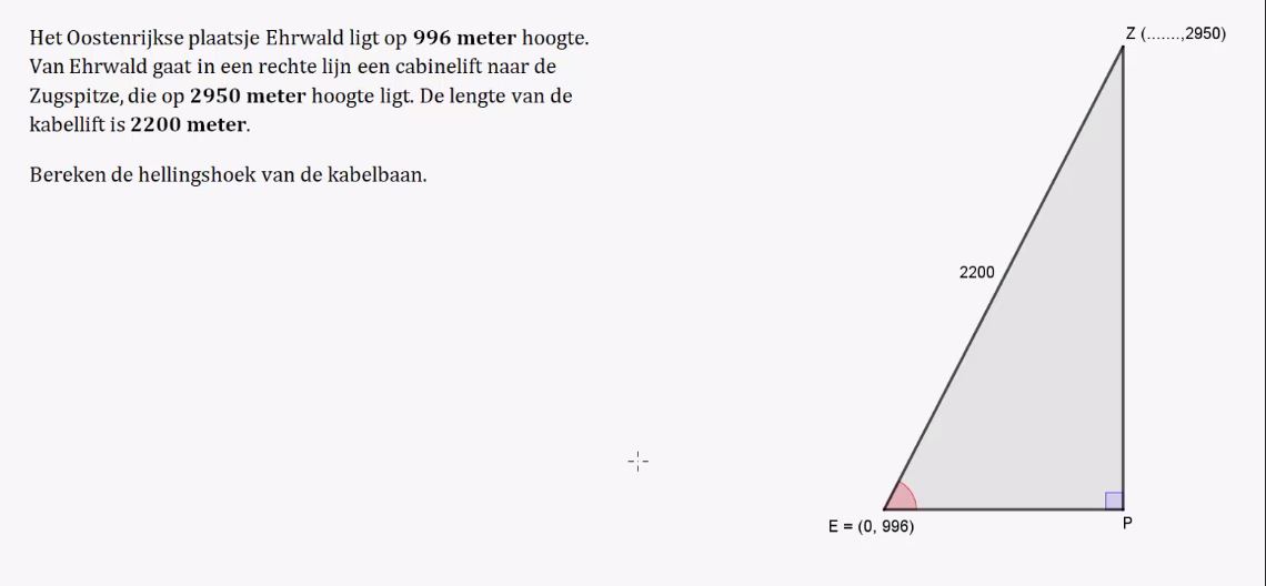 Video Uitwerkingen Havo 3 H2 6 Tangens 12e Editie Wiskunde Net