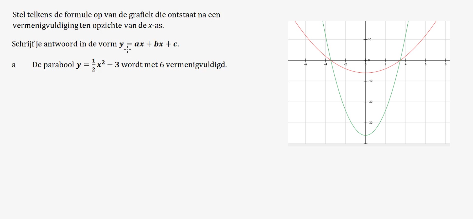 Video Uitwerkingen HAVO 3 H3.5: Grafieken Veranderen 12e Editie ...