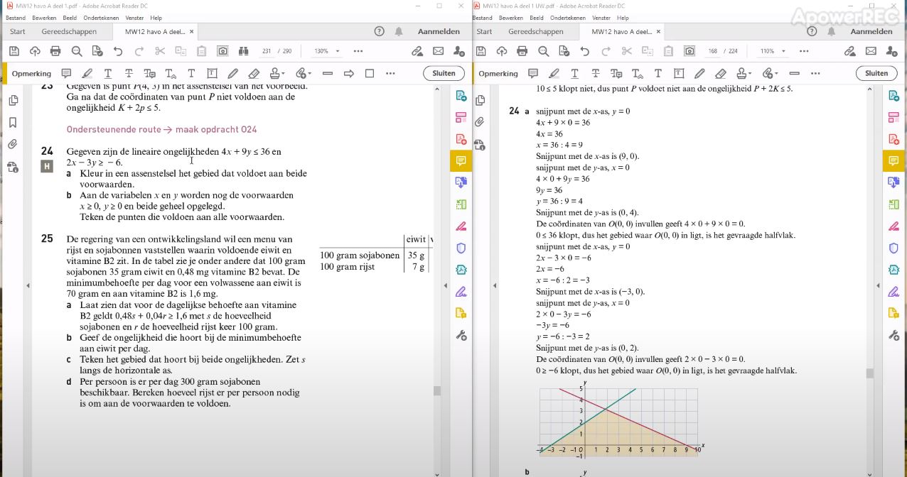 Video Uitwerkingen HAVO 4 H6.5: Gebieden In Een Assenstelsel 12e Editie ...