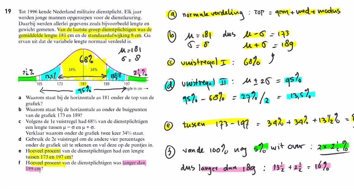 Video Uitwerkingen VWO 5 H10.4: Werken Met De Normale Verdeling 12e ...