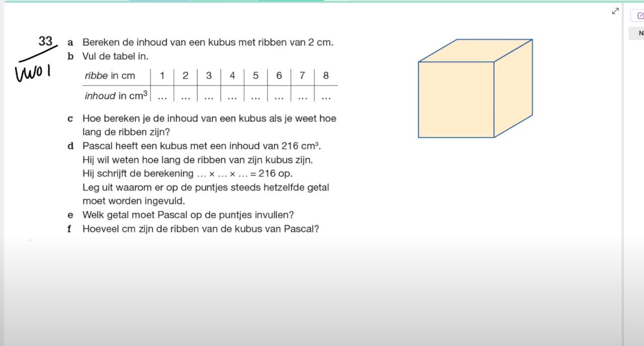 Video Uitwerkingen VWO 2 H4.5: Derdemachtswortels 13e Editie - Wiskunde.net