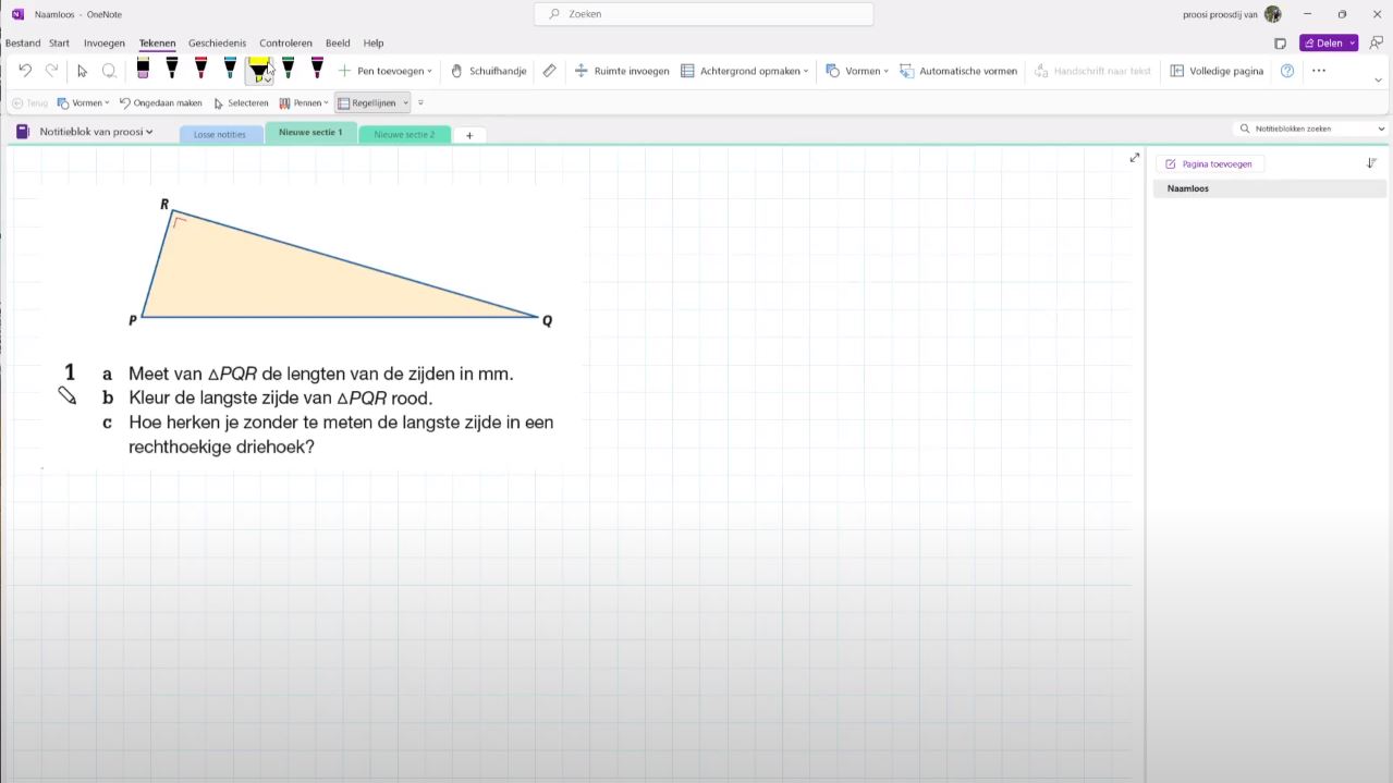 Video Uitwerkingen Vwo 2 H6 1 De Stelling Van Pythagoras 13e Editie